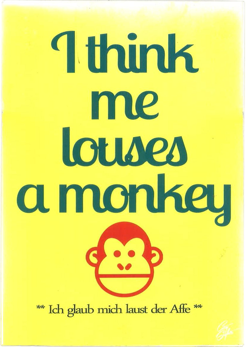 I think me louses a monkey